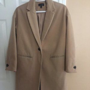 Topshop Camel womens trench coat 2